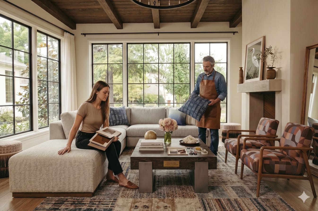 Elevate Your Park Slope Brownstone with Custom Furniture Upholstery